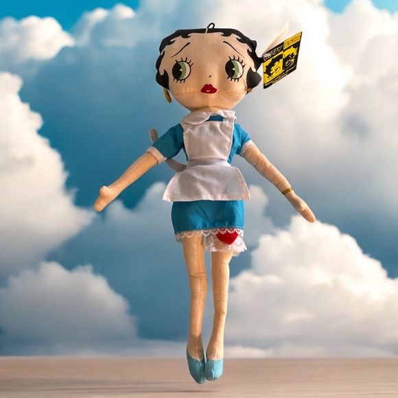 New Betty Boop Vintage KellyToy Classic Waitress Doll - Picture 1 of 11